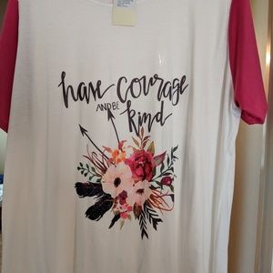 Boutique plus size tee shirt